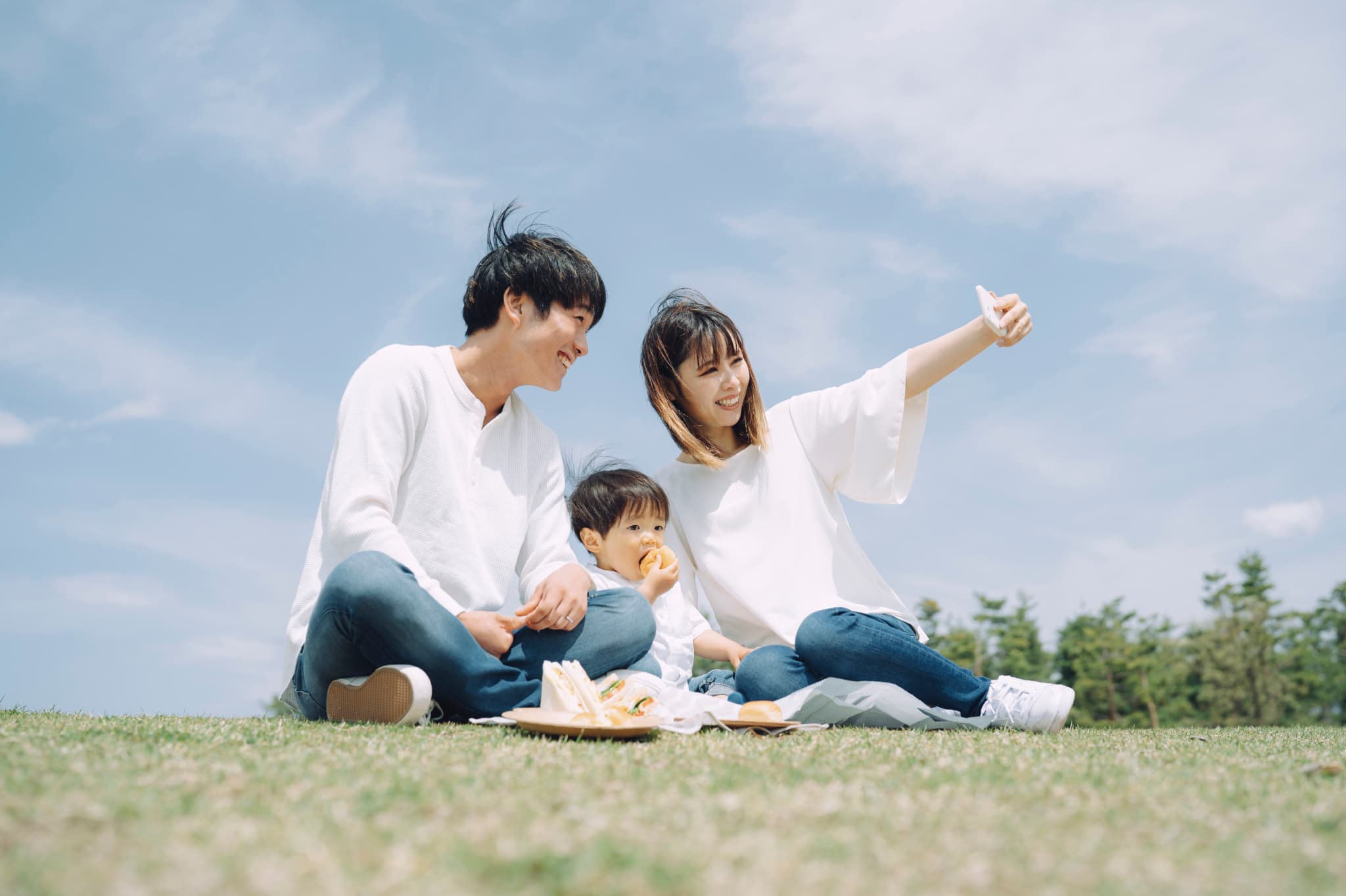 3人の家族